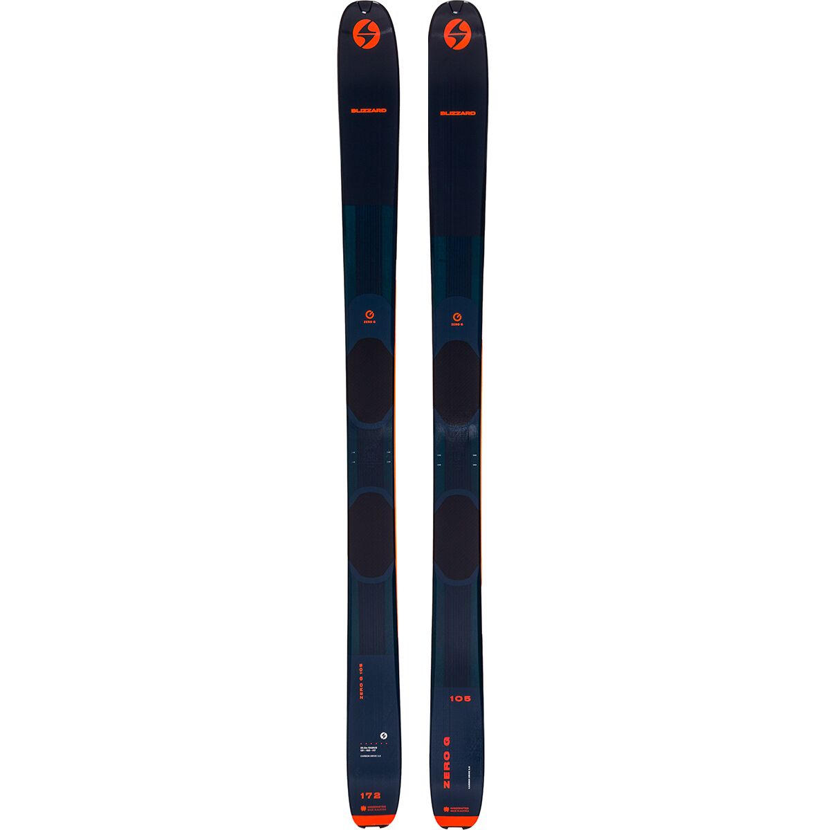 Zero G 105 Ski 2024 Blue/Orange, 164cm by Blizzard