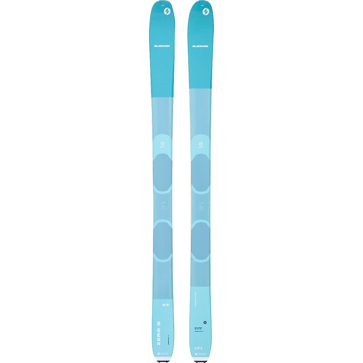 Blizzard Zero G 95 Ski - 2025 - Women's Light Blue, 178cm