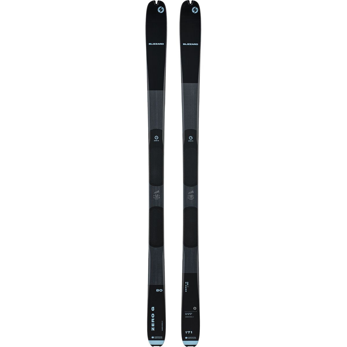 Image of Blizzard Zero G LT 80 Ski - 2024 - Women's Black/Lichen, 171cm