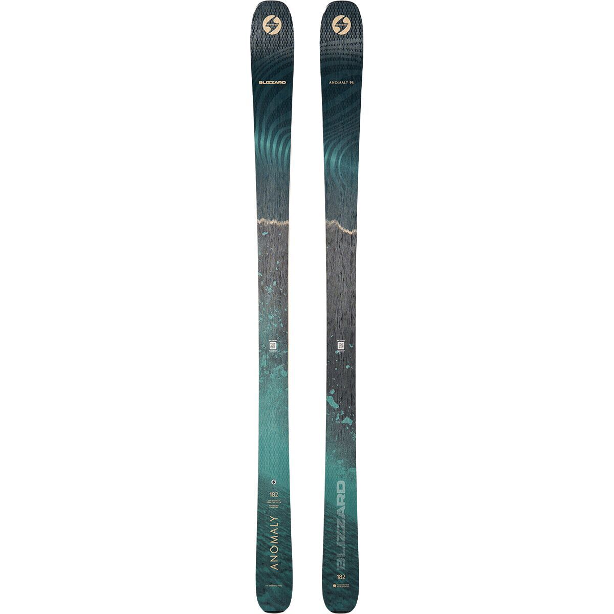 Blizzard Anomaly 94 Ski - 2026 Green/Gold, 164cm