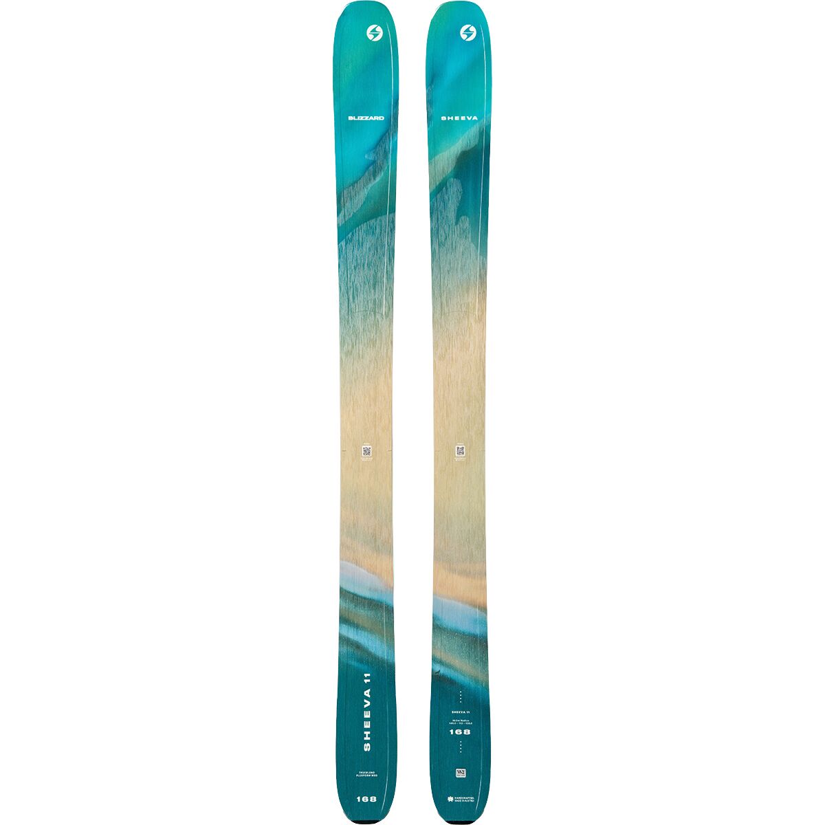Image of Blizzard Sheeva 11 Ski - 2027 - Women's Green/Gold, 168cm