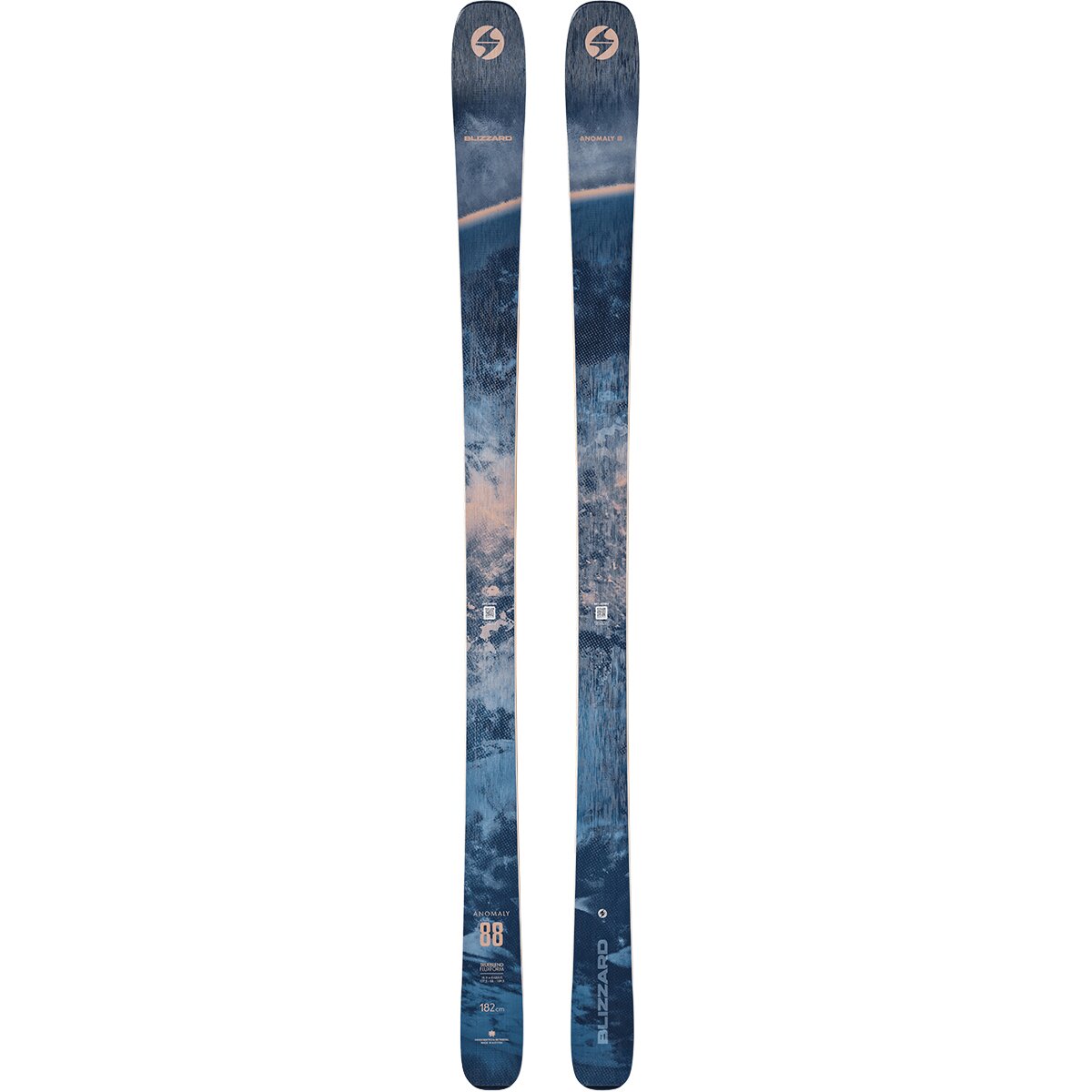 Image of Blizzard Anomaly 88 Ski - 2027 Blue/Gold, 176cm