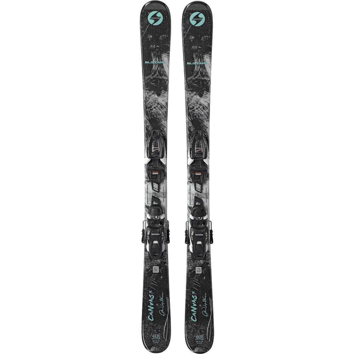 Image of Blizzard Canvas Jr Ski w/ 7.0 Binding - 2027 - Kids' White, 138cm