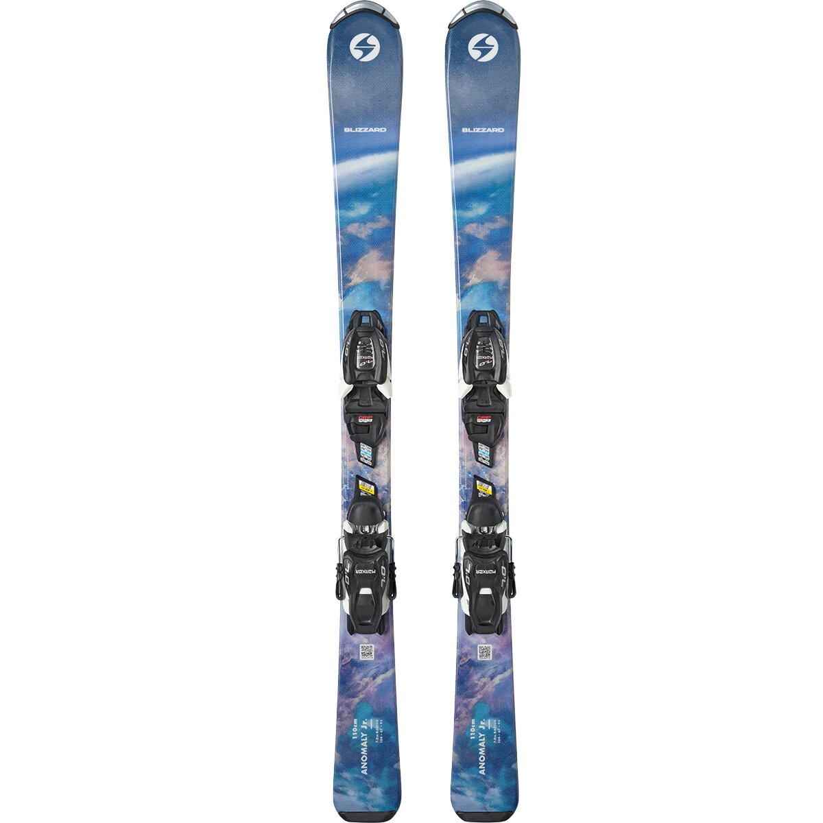 Image of Blizzard Anomaly Jr Ski W/ 4.5 GW Binding - 2027 - Kids' Blue/Orange, 90cm