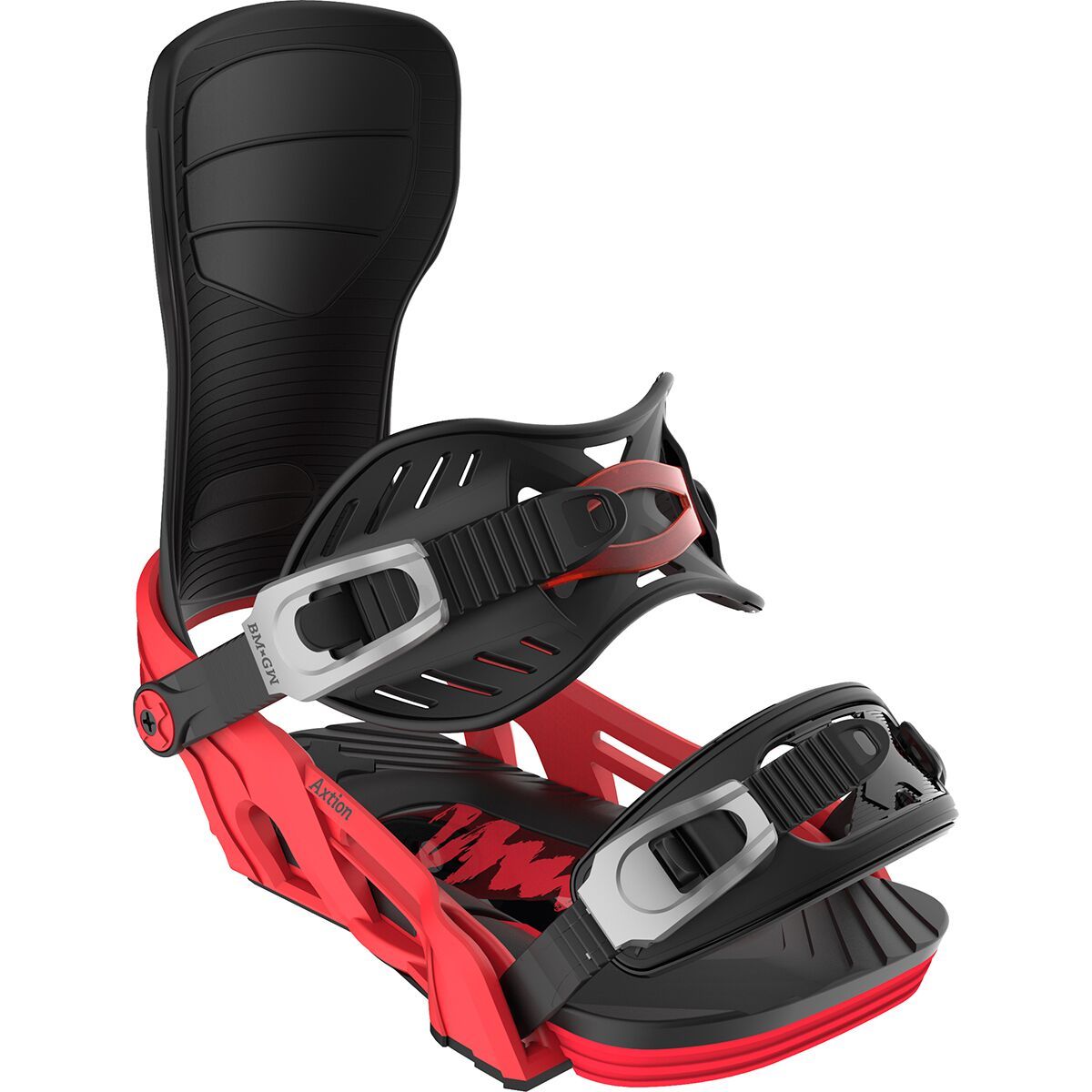 Image of Bent Metal Axtion Snowboard Binding - 2025 Red/Black, L