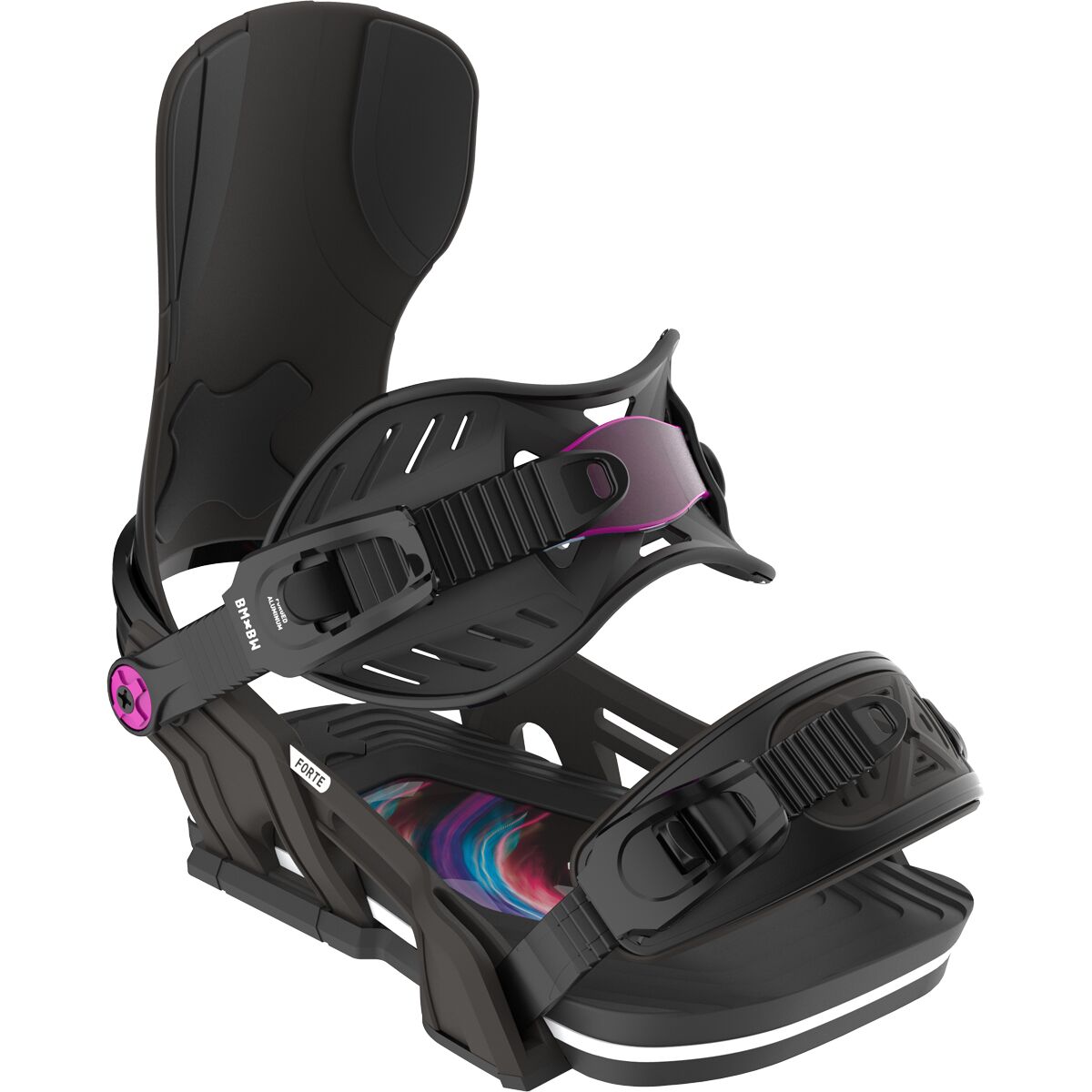 Bent Metal Bent Metal Forte Snowboard Binding - 2025 Black, S/M