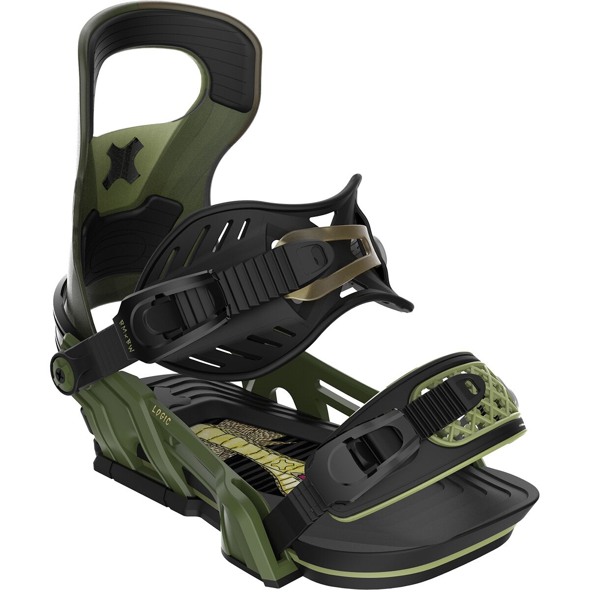Bent Metal Bent Metal Logic Snowboard Binding - 2025 Green, M