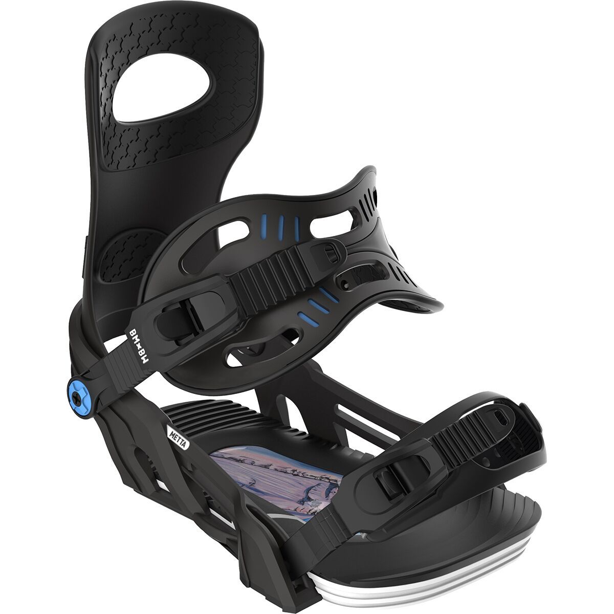 Bent Metal Metta Snowboard Binding - 2025 - Women's Black, M/L