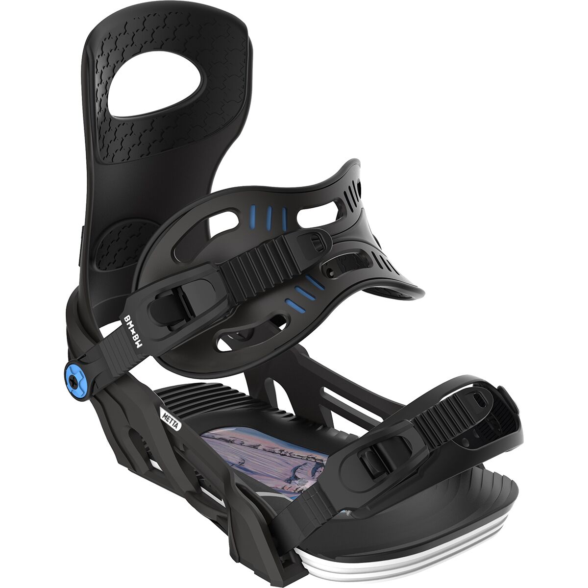 Bent Metal Bent Metal Metta Snowboard Binding - 2025 - Women's Black, S/M