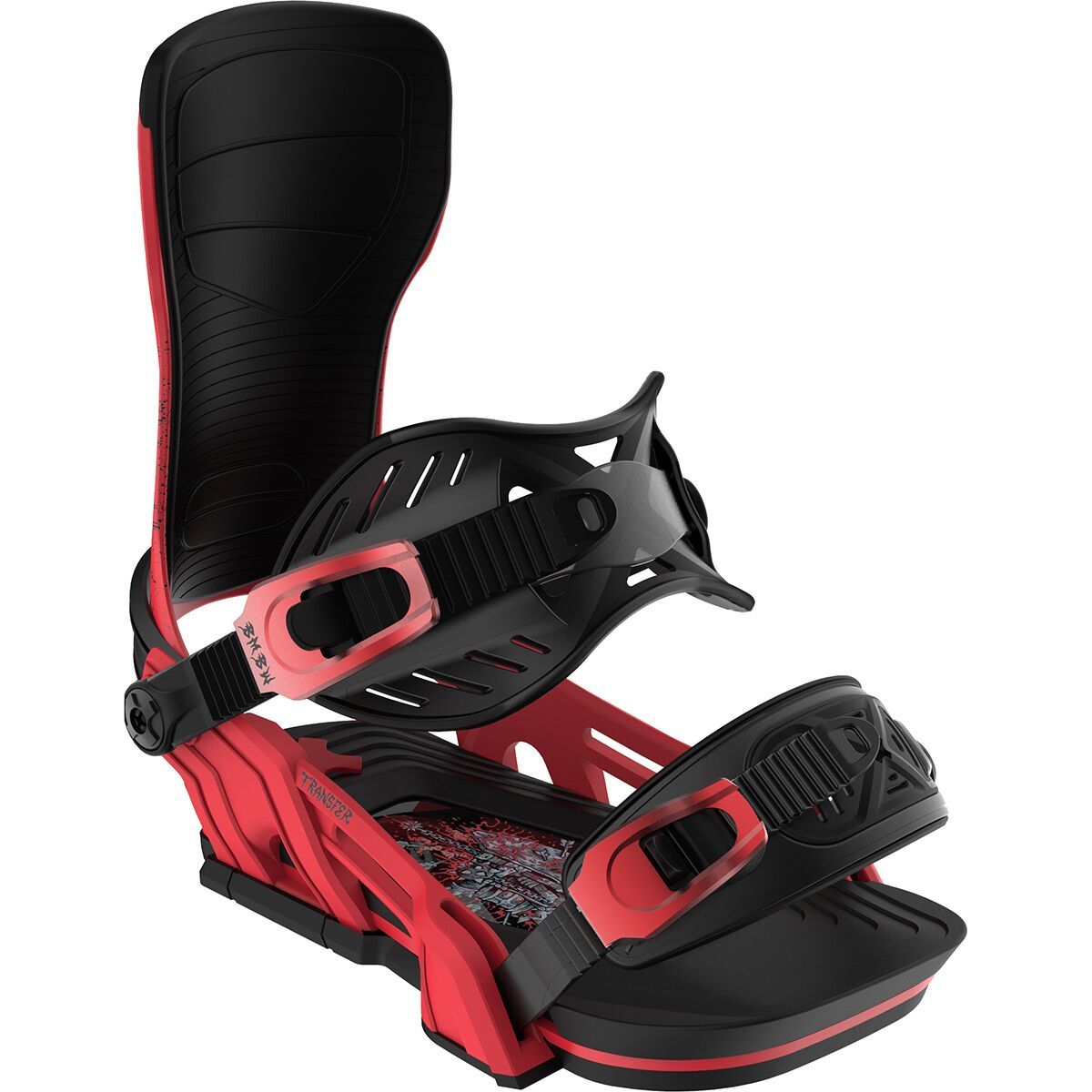 Image of Bent Metal Transfer Snowboard Binding - 2026 Red, L