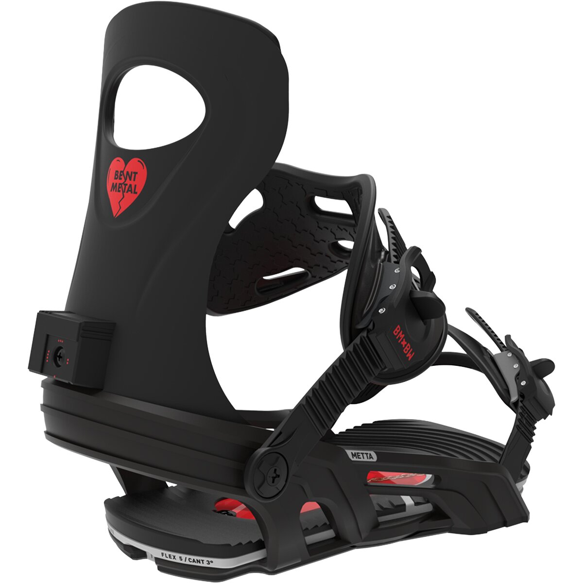 Image of Bent Metal Metta Snowboard Binding - 2027 Black, S/M