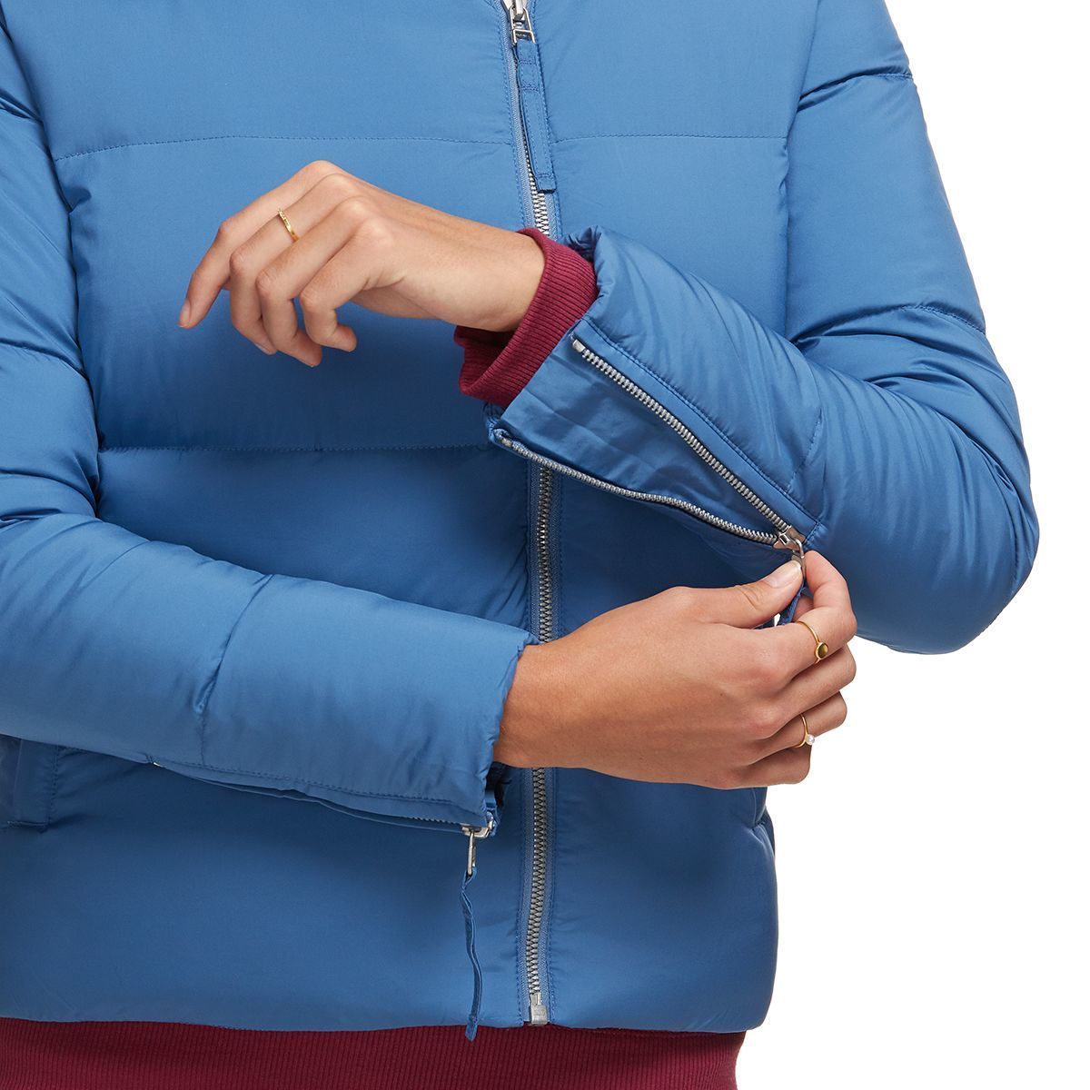 Basin and Range Cropped Down Puffy Jacket Women s Clothing