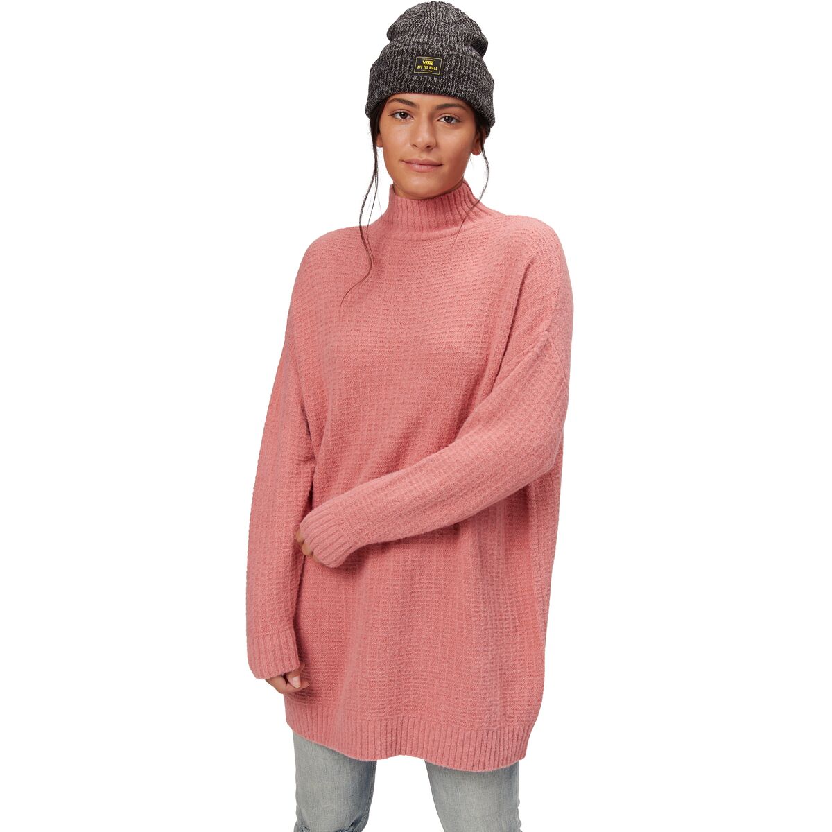 Basin and Range Waffle Mock Neck Sweater - Past Season - Women's product image