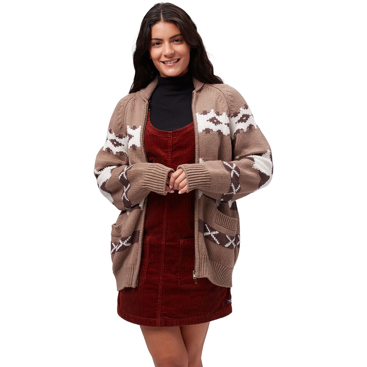 Basin and Range Intarsia Cardigan - Past Season - Women's product image