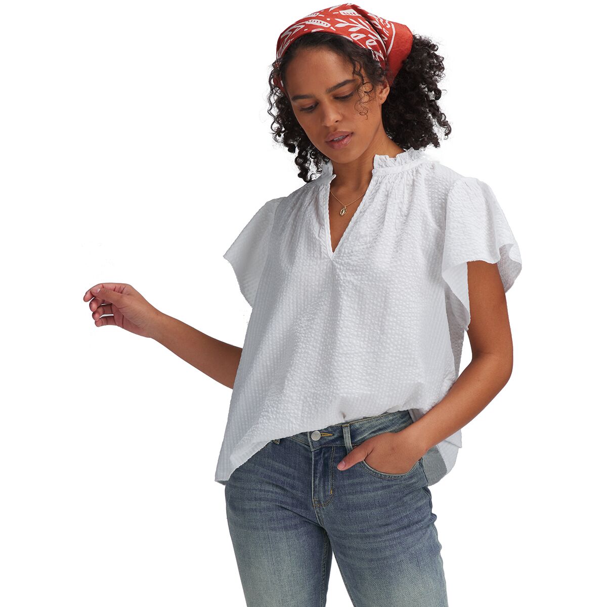 Basin and Range Cotton Shirt- Solid - Past Season - Women's product image