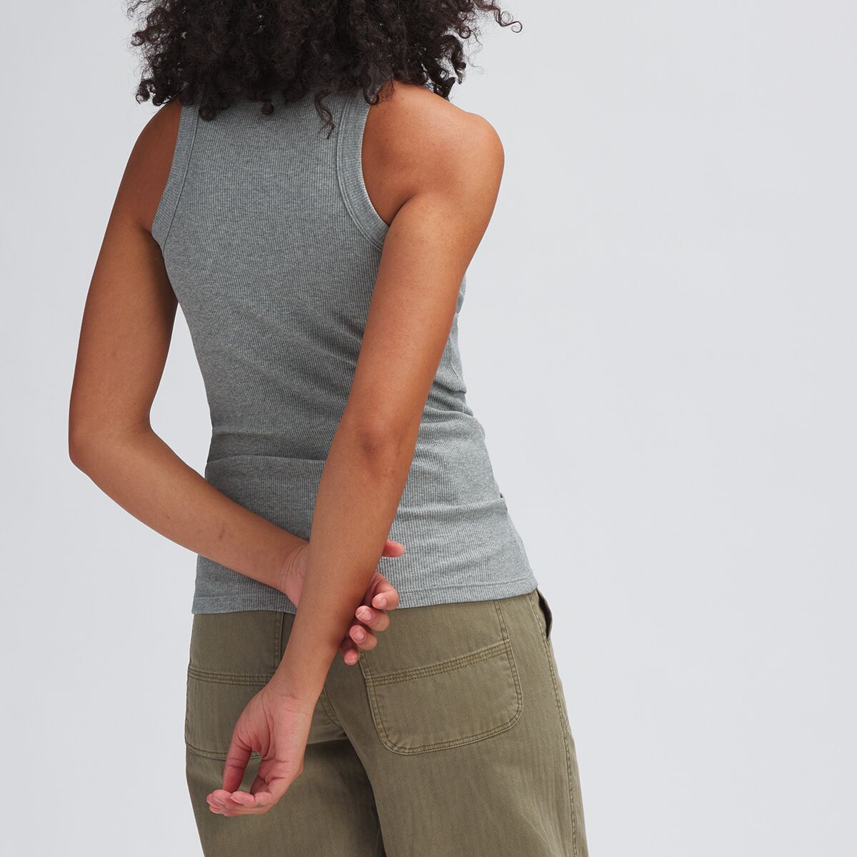 Basin and Range High Neck Rib Tank Top - Women's - Clothing