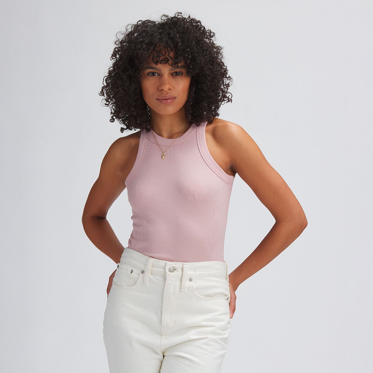 Basin and Range High Neck Rib Tank Top - Women's product image