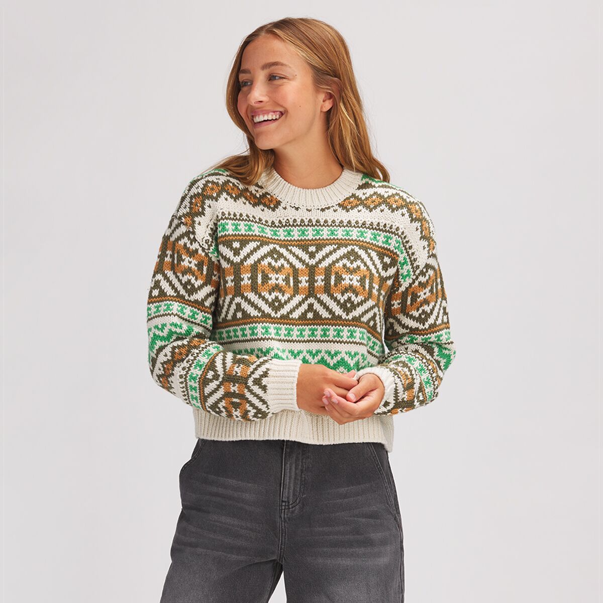 Basin and Range Nordic Pattern Crewneck Sweater - Women's product image
