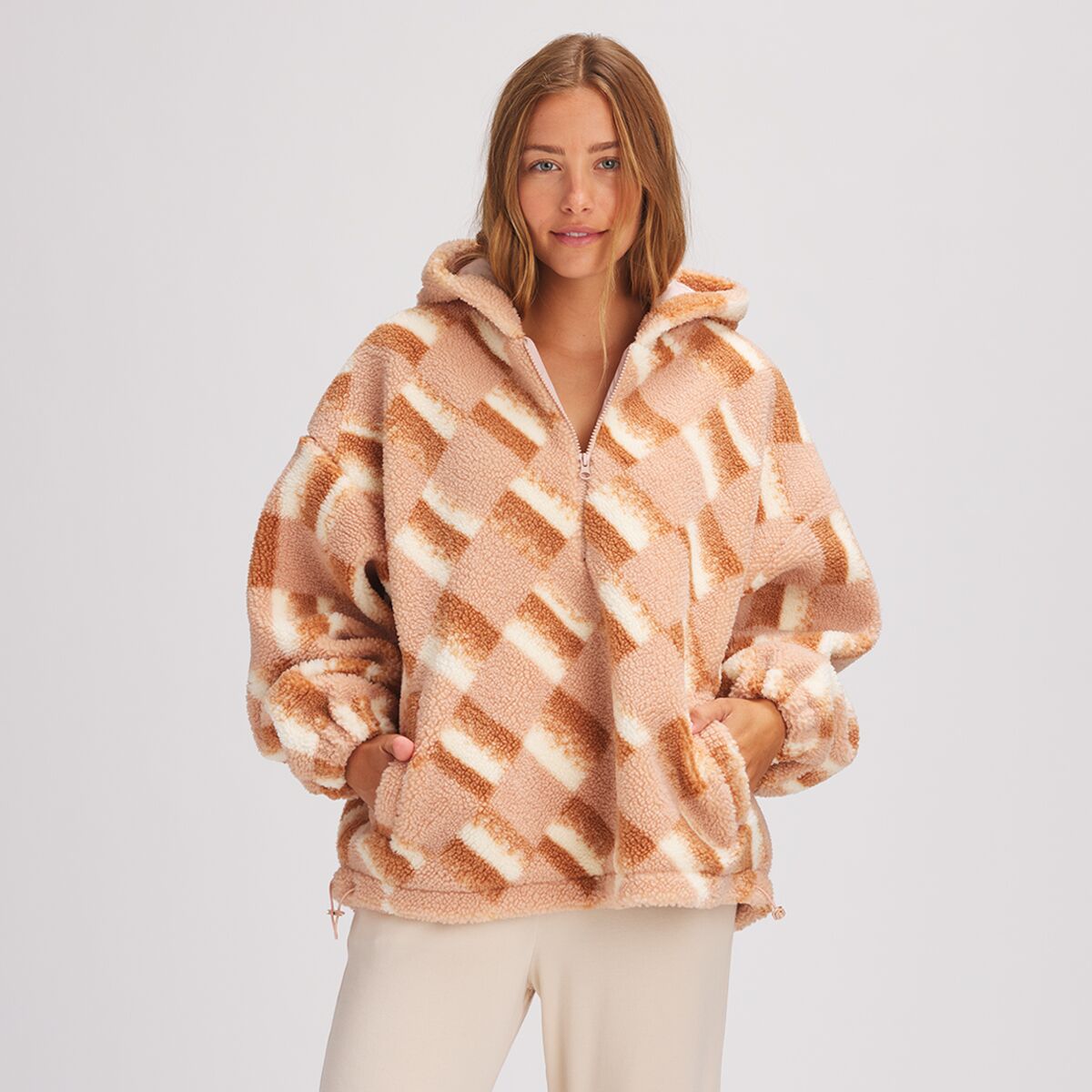 Basin and Range Sherpa Printed Zip Hoodie - Women's product image