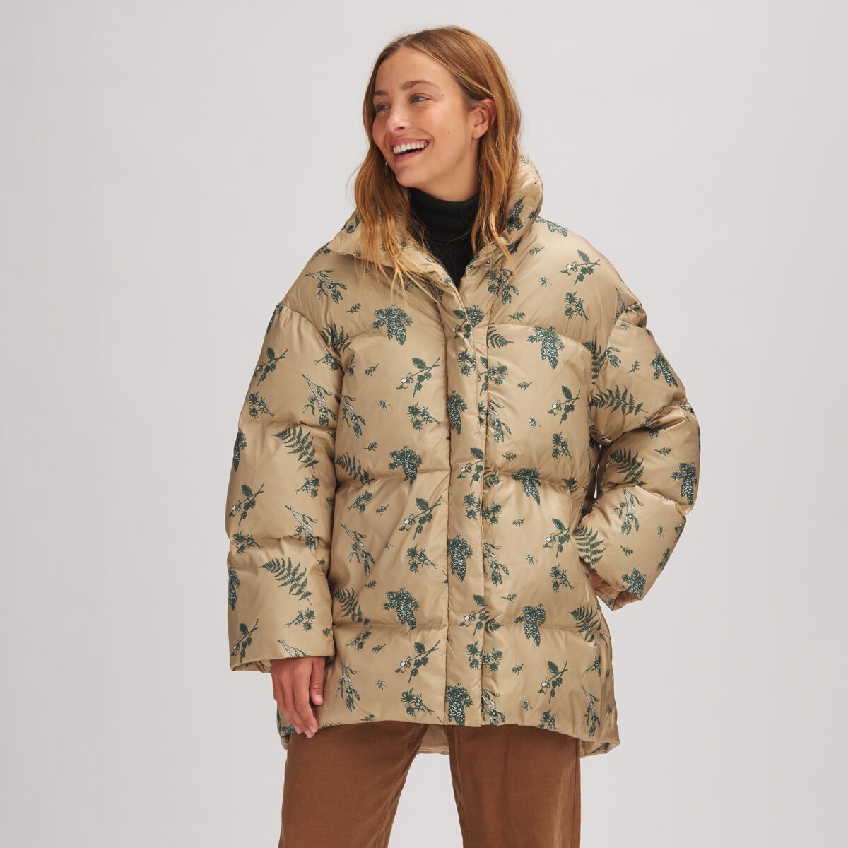 Printed sales down coat