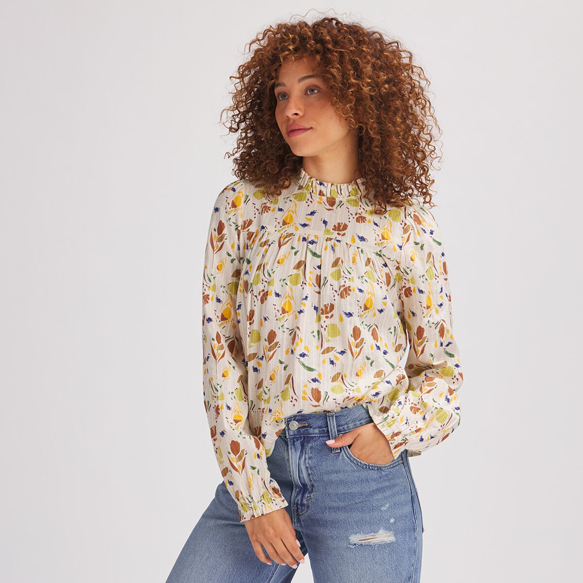 Basin and Range Floral Yoke Shirt - Women's product image