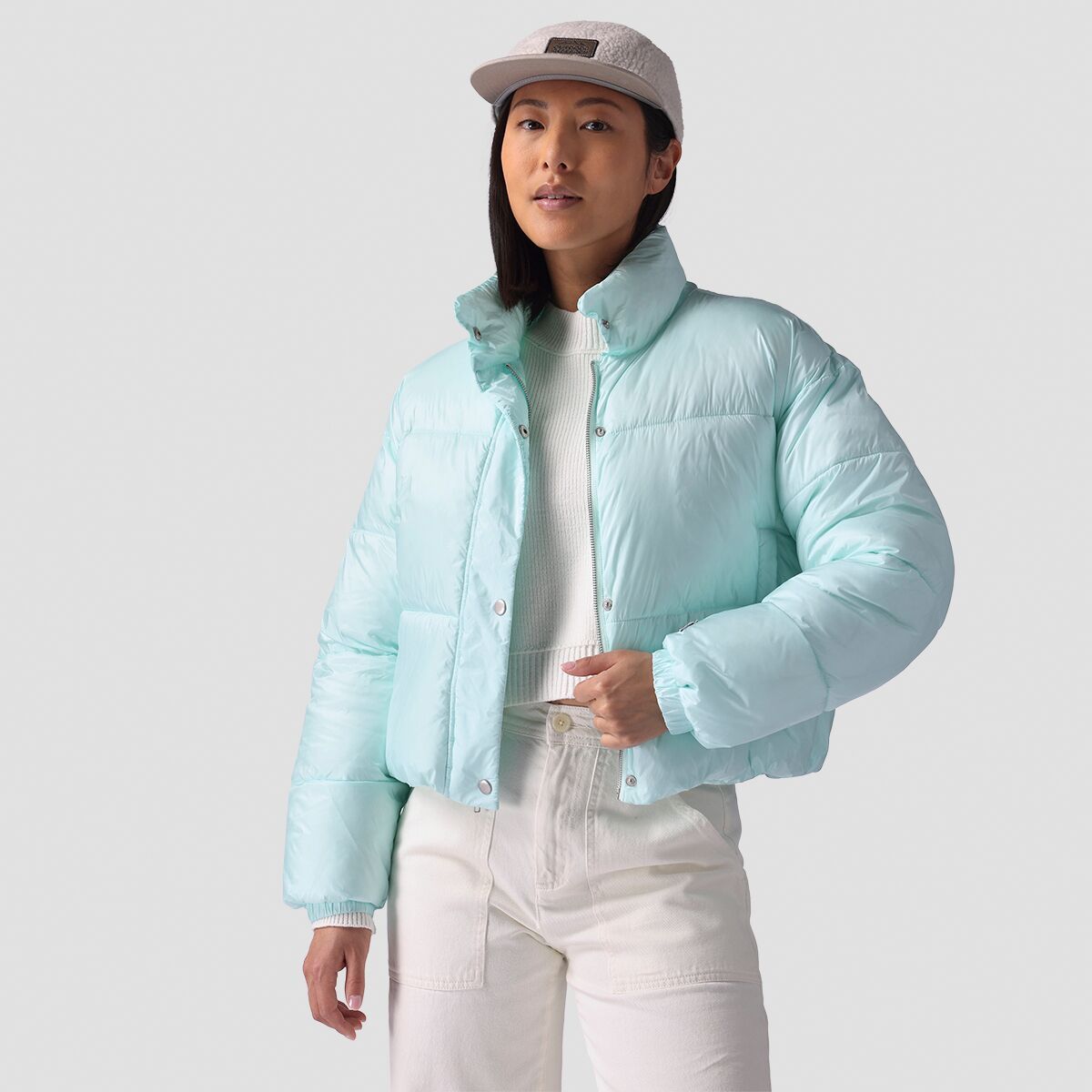 Image of Basin and Range Brandy Boxy Puffer Jacket - Women's Icy, M