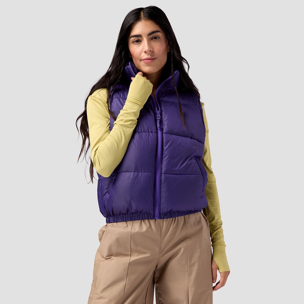 Basin and Range Lila Puffer Vest - Women