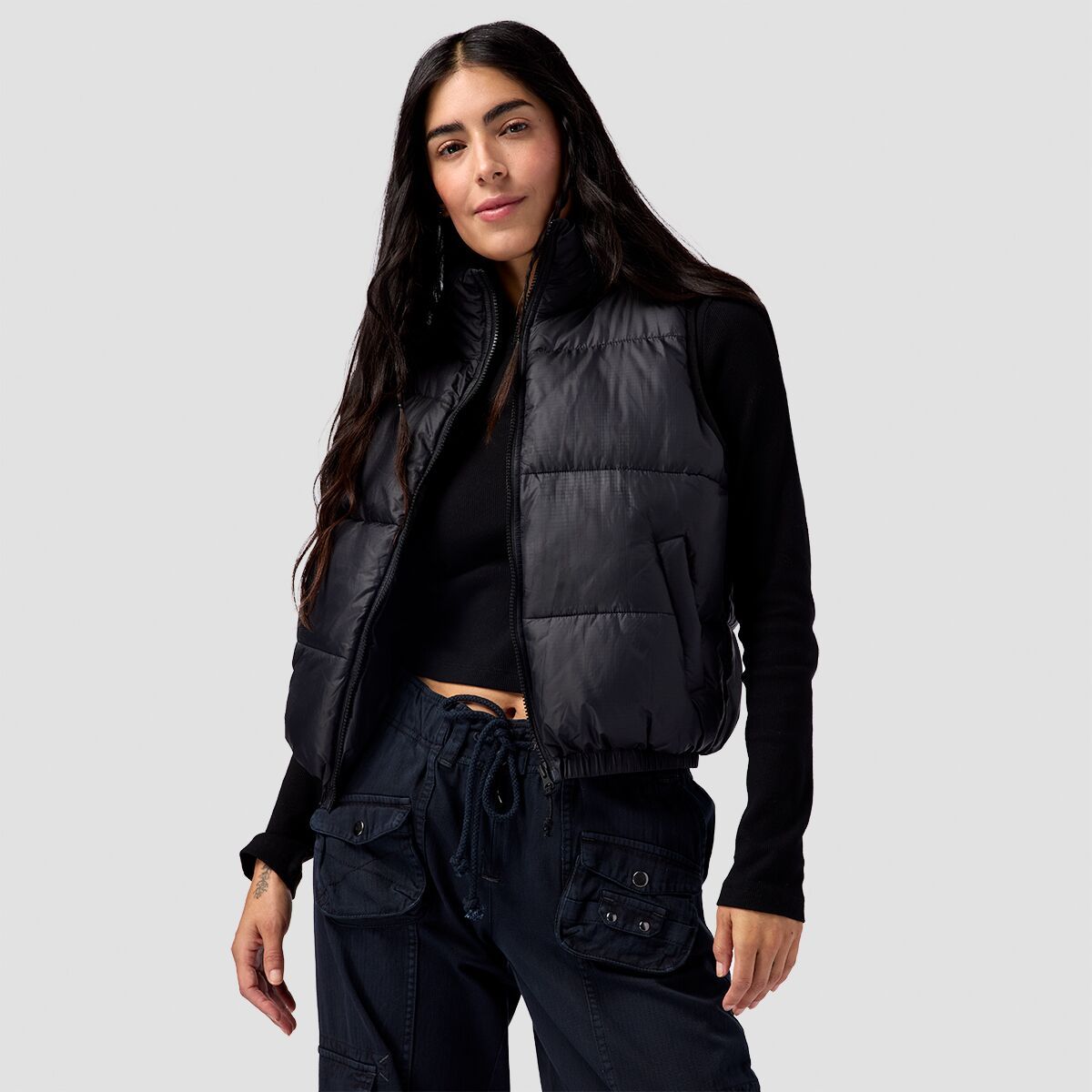Basin and Range Lila Puffer Vest - Women