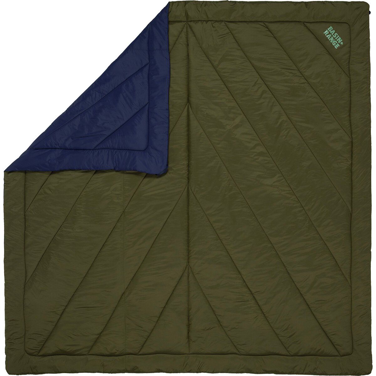 Basin and Range Basecamp Bivy Quilt Double Midnight Sail/Dark Olive, One Size