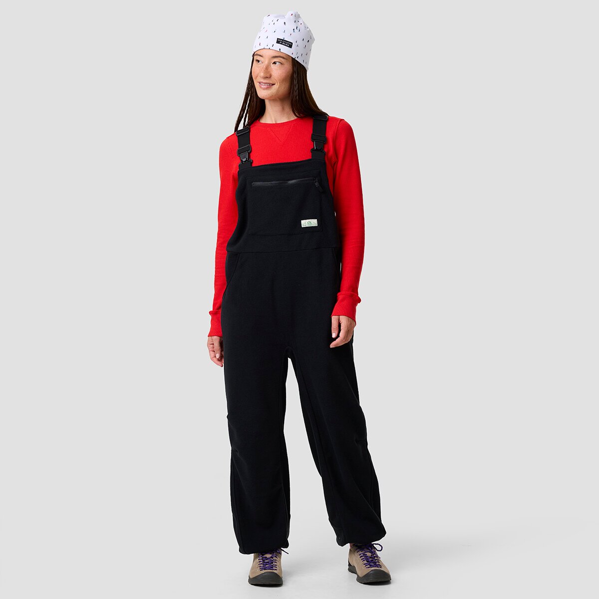 Image of Basin and Range Picea Polar Fleece Overall - Women's Black, S