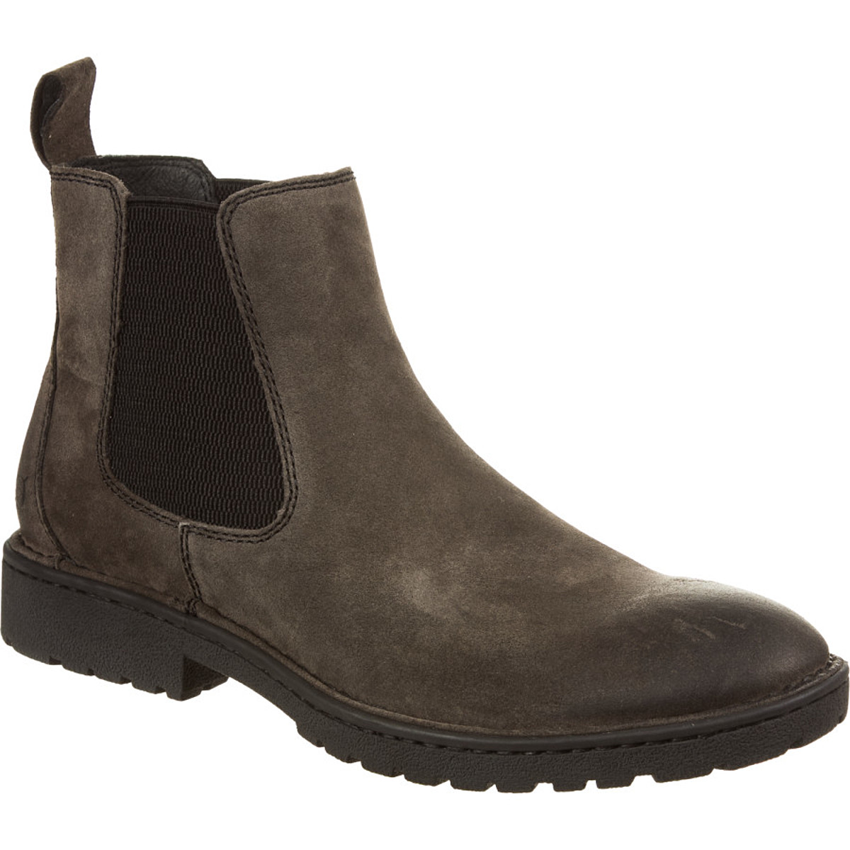Born Mens Julian Chelsea Boots Size 9.5 Brown Leather Pull On Lug Sole Plain Toe Julius Cognac Calf Chelsea Boot main image 4