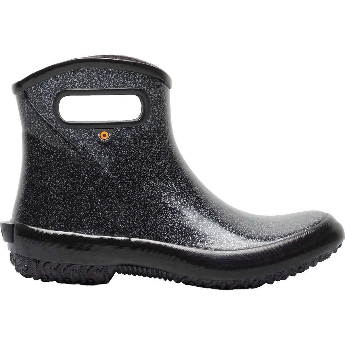 Image of Bogs Ankle Glitter Rainboot - Women's Black, 8.0