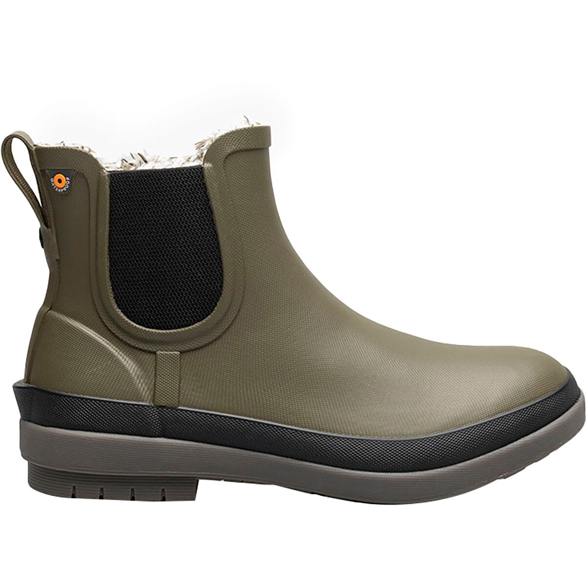Image of Bogs Amanda Plush II Chelsea Boot - Women's Dark Olive, 10.0