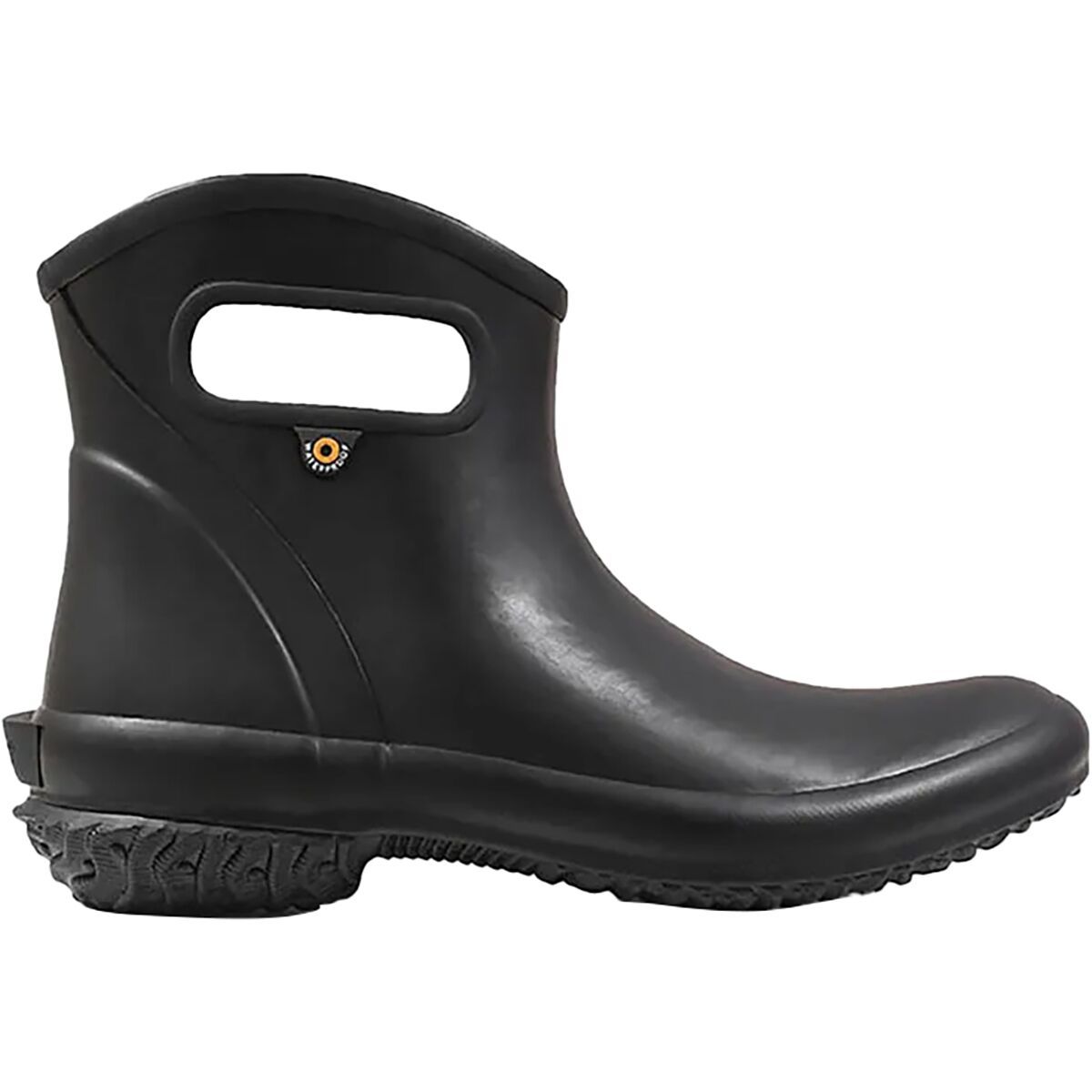 Image of Bogs Patch Solid Ankle Boot - Women's Black, 7.0