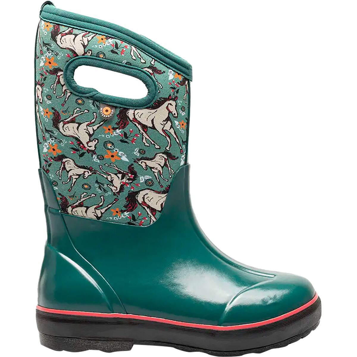 Bogs Classic II Unicorn Awesome Boot - Little Kids' Teal Multi, 8.0