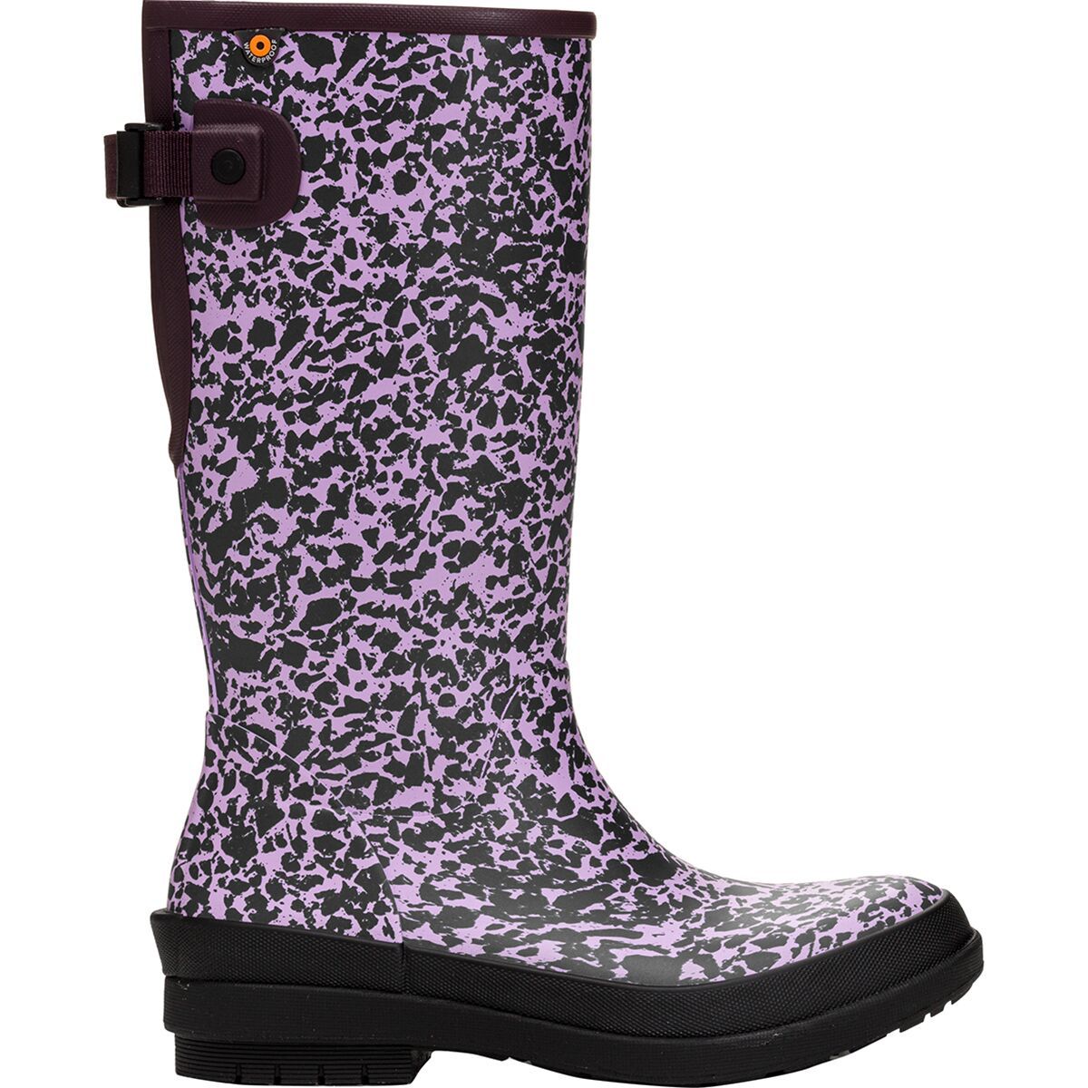 Bogs Amanda II Tall Spotty Rain Boot - Women's Burgundy Multi, 12.0