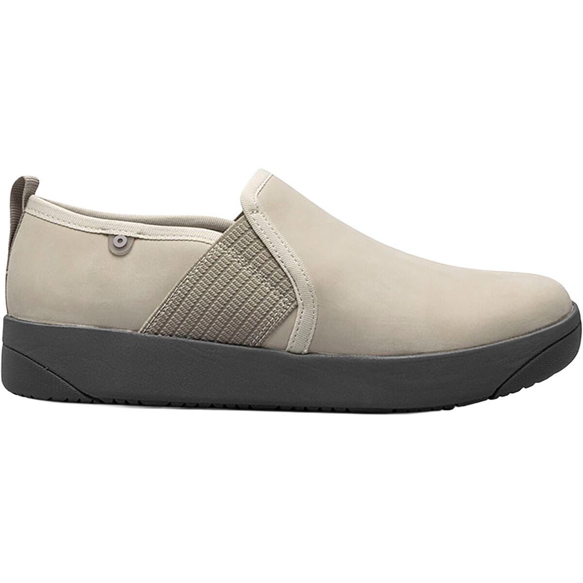 Image of Bogs Kicker Slip On Leather Shoe - Women's Oatmeal, 10.0