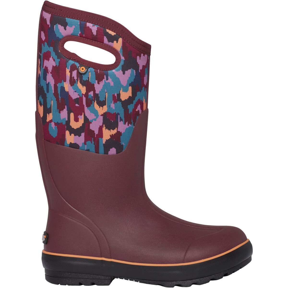 Bogs Classic II Tall Ikat Boot - Women's Burgundy Multi, 6.0