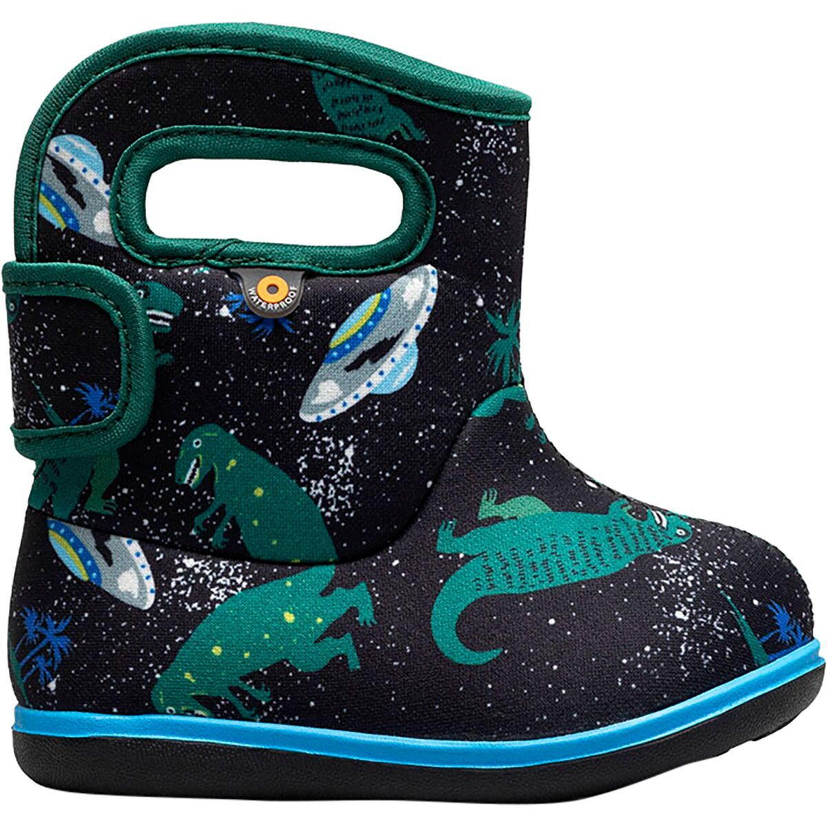 Image of Bogs Baby Bogs II Print Boot - Toddlers' Jurassic Dino/Black Multi, 6.0