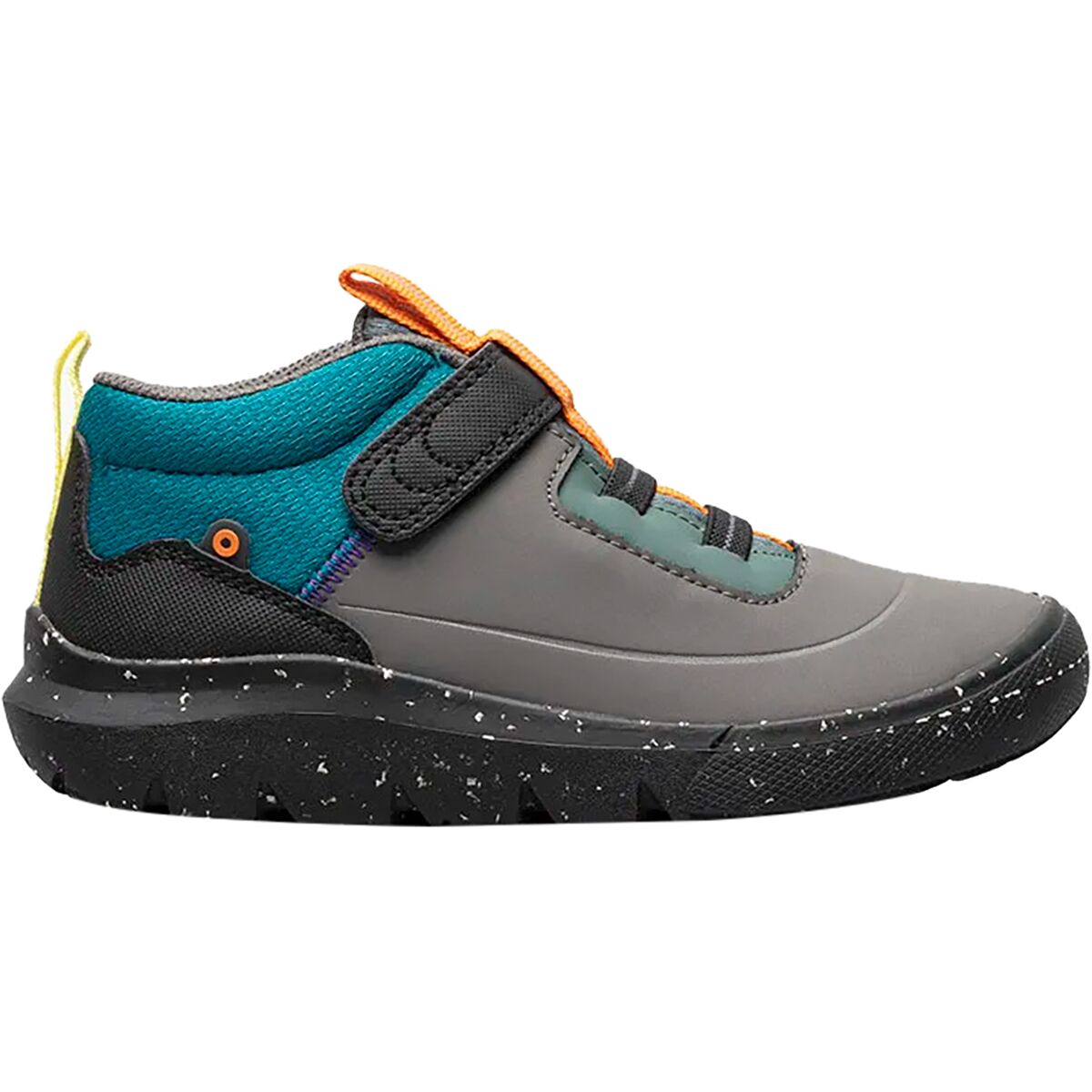 Image of Bogs Skyline Kicker Mid Shoe - Kids' Black Multi, 4.0