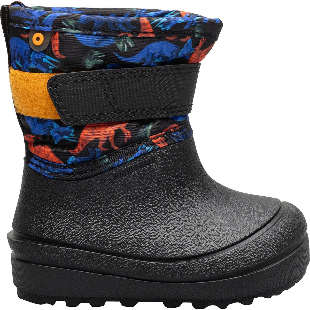 Image of Bogs Snow Shell Print Boot - Toddlers' Real Dino/Black, 9.0