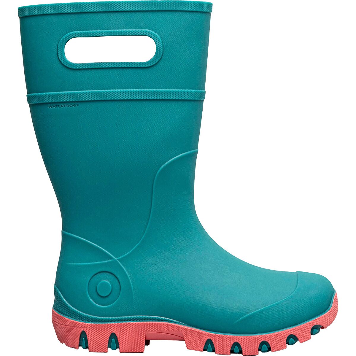 Image of Bogs Essential Rain Tall Boot - Kids' Turquoise, 4.0