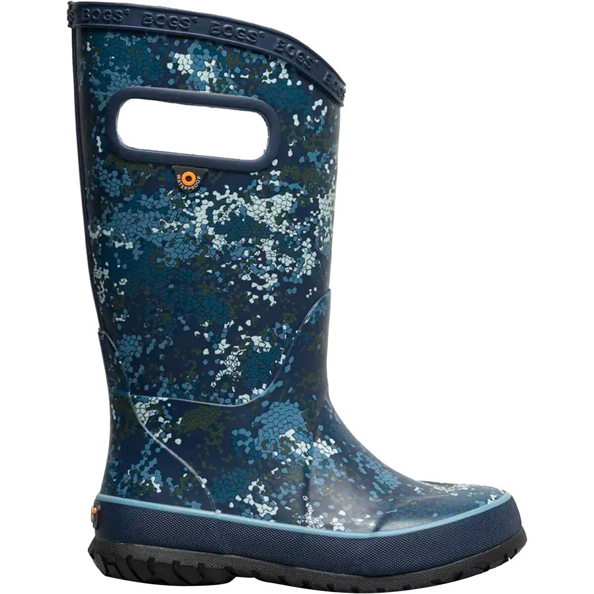 Bogs Rainboot - Micro Camo - Toddler Boys' Blue/Multi, 7.0