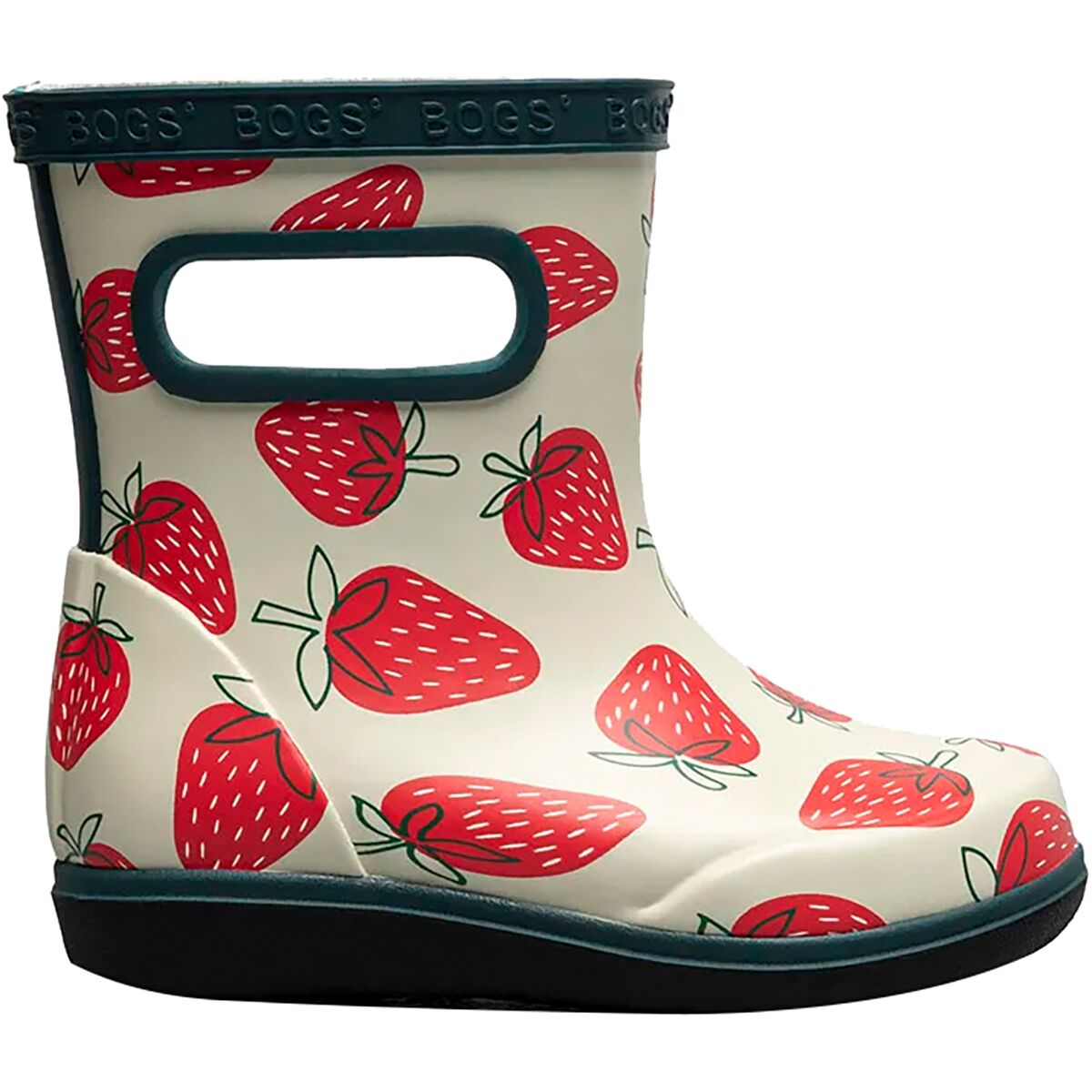 Bogs Bogs Skipper II Strawberries Rain Boot - Toddler Girls' Moss/Multi, 8.0