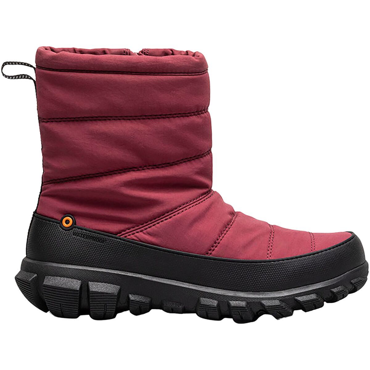Bogs Cedar Quilt Boot - Women's Garnet, 7.0