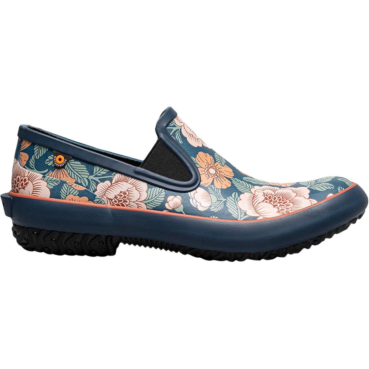 Image of Bogs Patch Slip On Shoe - Women's Tapestry Floral/Navy, 10.0