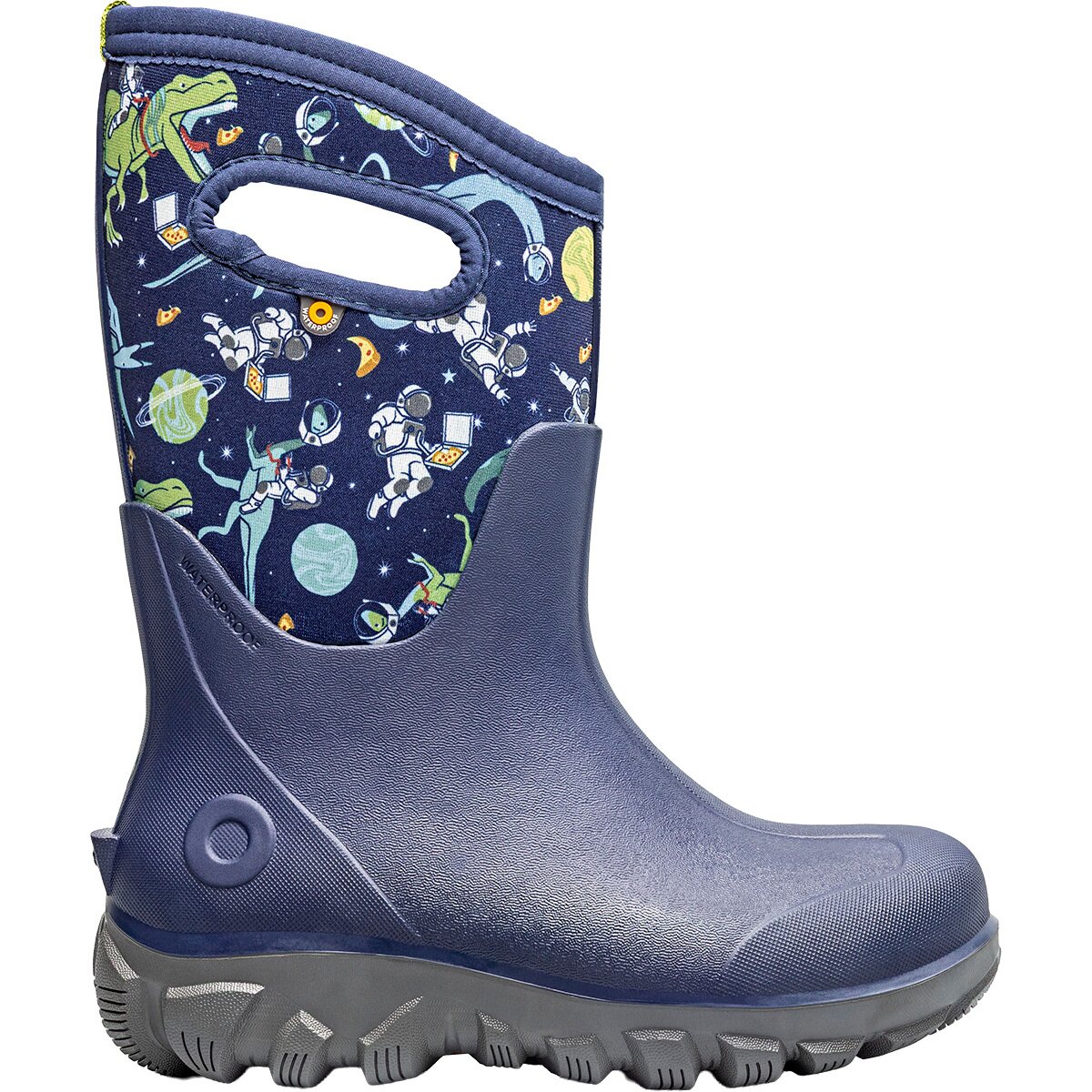 Image of Bogs Classic Seamless Print Boot - Kids' Navy Multi, 2.0