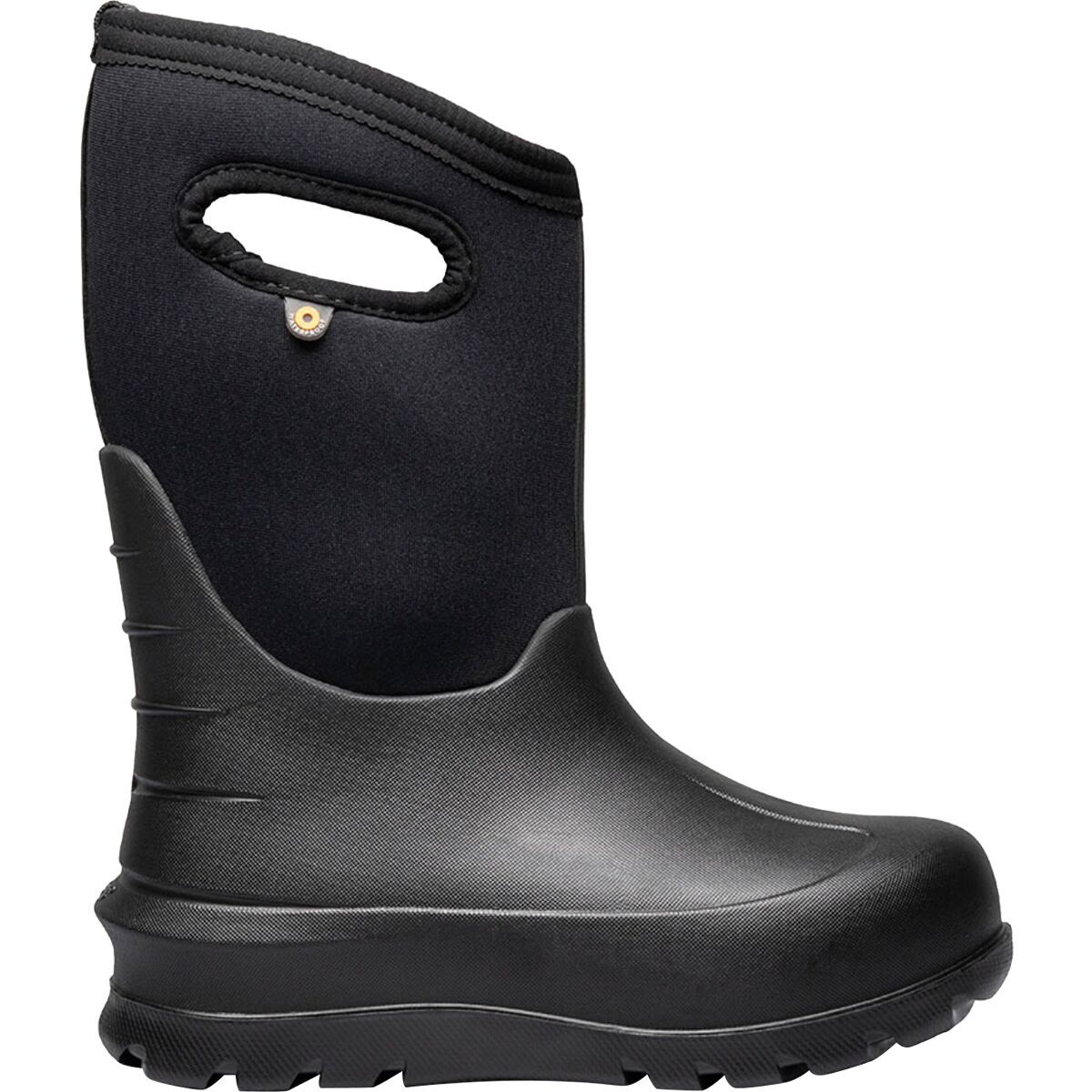 Image of Bogs Classic Seamless Solid Boot - Little Kids' Black, 12.0