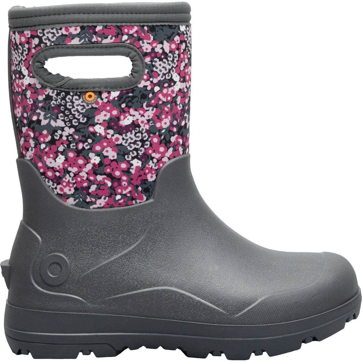 Image of Bogs York Seamless Print Boot - Kids' Impressionisht Floral/Dark Shadow, 5.0