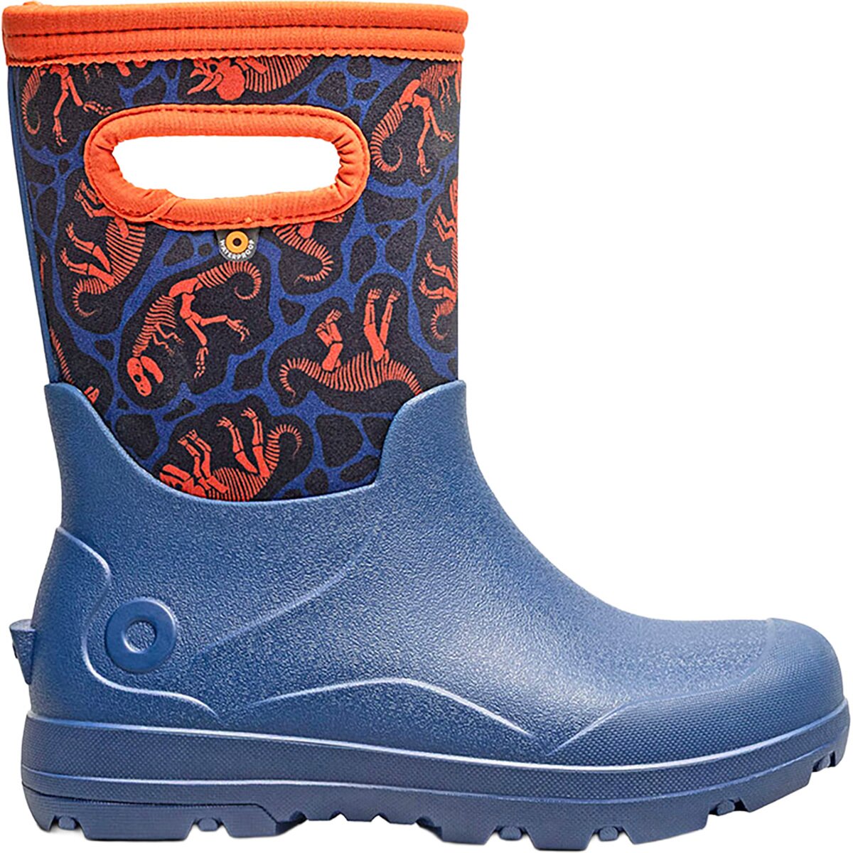 Image of Bogs York Seamless Print Boot - Kids' Navy Multi, 4.0